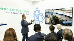 Jawad Dbila, CEO of Silk Way Alat Free Economic Zone Company, presented the new airport in the Alat Free Economic Zone at COP29 in Baku.